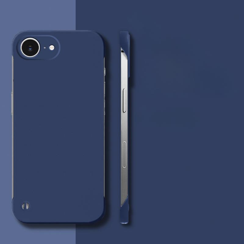 16E Ultra-thin Frameless Phone Case for iPhone 16 E 16 Pro Max 16 Plus Matte Hard PC Protection Back Cover Shell For Apple 16 Pro 16+ Candy Color Case