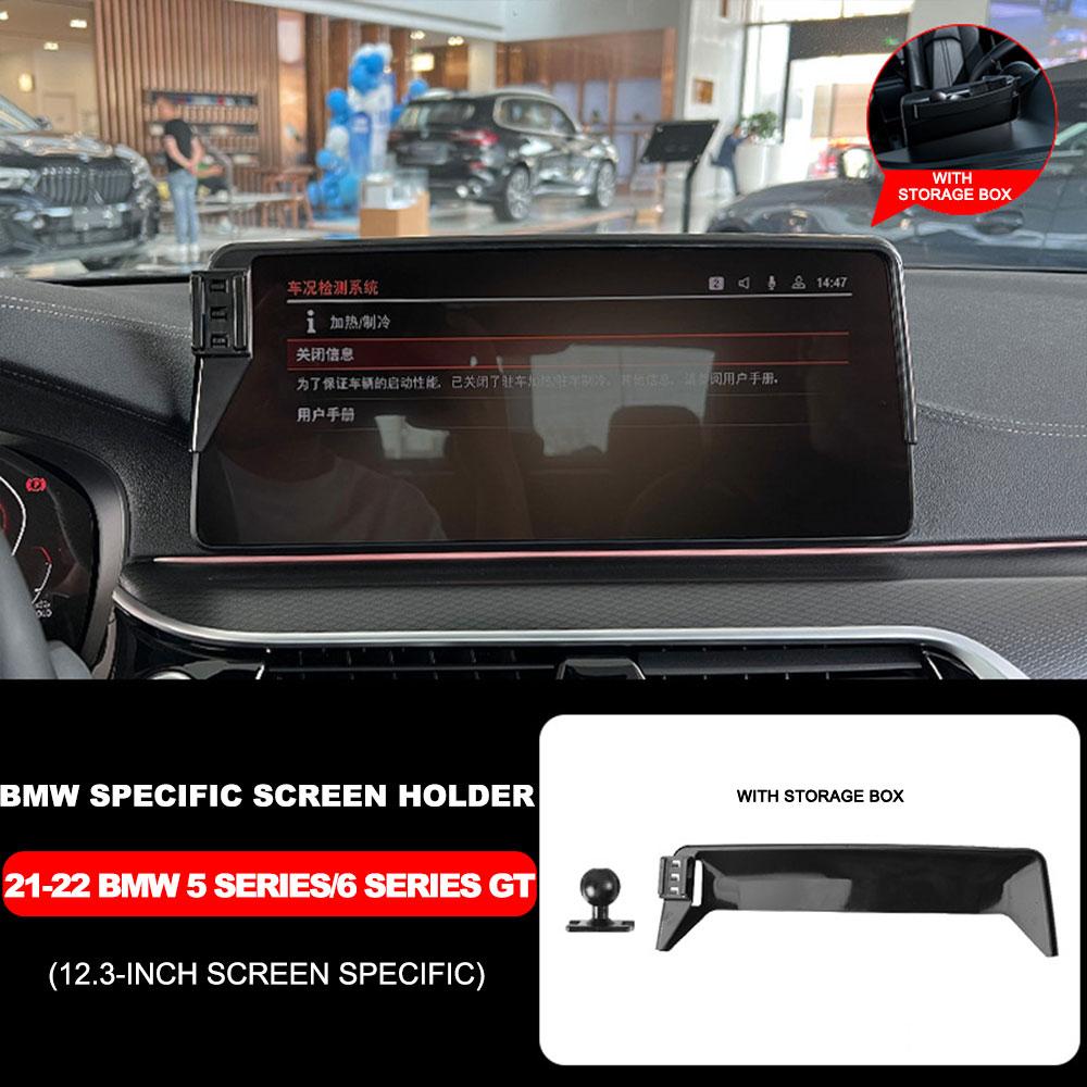Für BMW X1/X2/X3/X4/X5/X6/X7/1/3/4/5/6/7 Serie Auto Handyhalterung Zentralsteuerung Feste Halterung Navigationsbildschirm Halterung