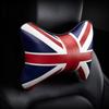 Cuscino per poggiatesta per auto in pelle stile britannico Union Jack