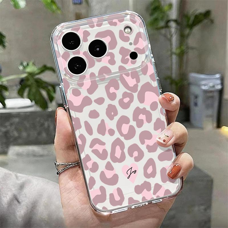 Colorful Leopard Print Phone Case For iPhone 17 Pro Max Coque iPhone 16 15 14 13 12 Pro Max 11 Clear TPU Silicone Soft Cover