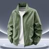 Men's Jacket Autumn and Winter 25 New Outdoor Casual Stand-up Collar Blue Student Jacket Tooling Top Trend