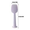 Fonney Baby Diaper Cream Spatula, Baby Diaper Cream Spatula with Suction Base | Silicone Soft Paste Applicator Balm Tool for Rash Care, Daycare Bath,