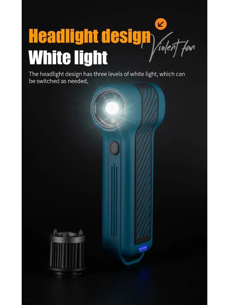 Mini Camping Outdoor Handheld Fan Blow And Suction Integrated Turbo Fan Violent Turbo Fan Portable for Camping And Hiking