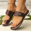 Fashion New Women's Shoes Square Head Cross Flat Summer Sandals Simple Flip-flops Women Wear Slippers Beach Slippers