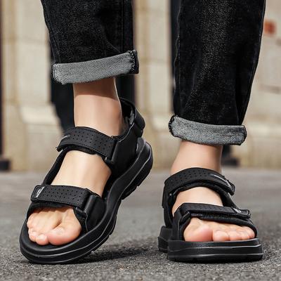 Sandálias de Verão Masculinas L2579 Leves Confortáveis Respiráveis Antiderrapantes para Caminhada Diária Viagens ao Ar Livre Calçado para Compradores JOOM