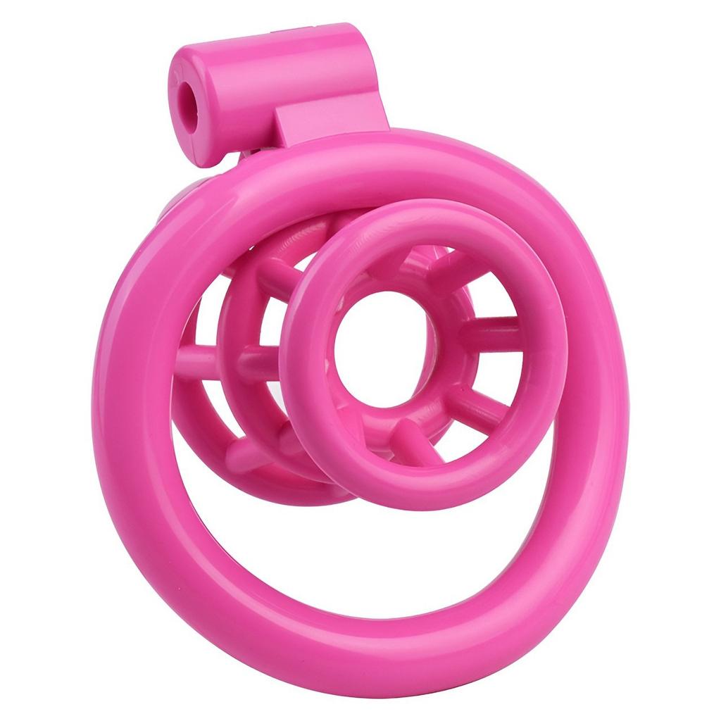 Men's Resin Chastity Lock 3D Penis Cage Colorful Wearable CB Lock Gay Cock Ring BDSM Cuckold Chastity Belt