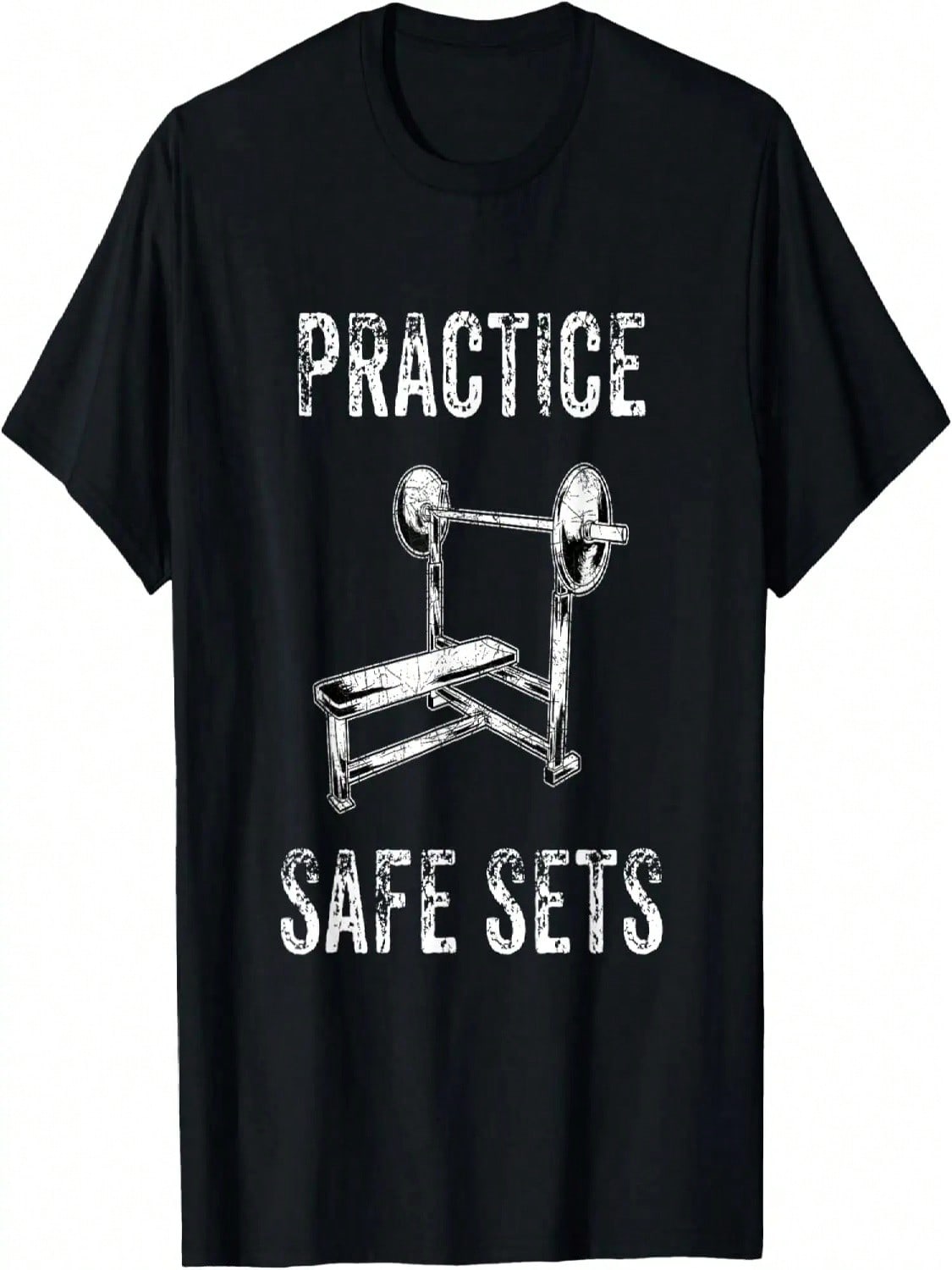 Practice Sets - Funny Bench Press T-Shirt S разноцветный