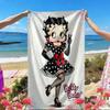 Sexy Doll Print Beach Towel, Versatile Lightweight Absorbent Beach Towel for Pool Surf Yoga Bathroom, Perfect Birthday Holiday Gift
