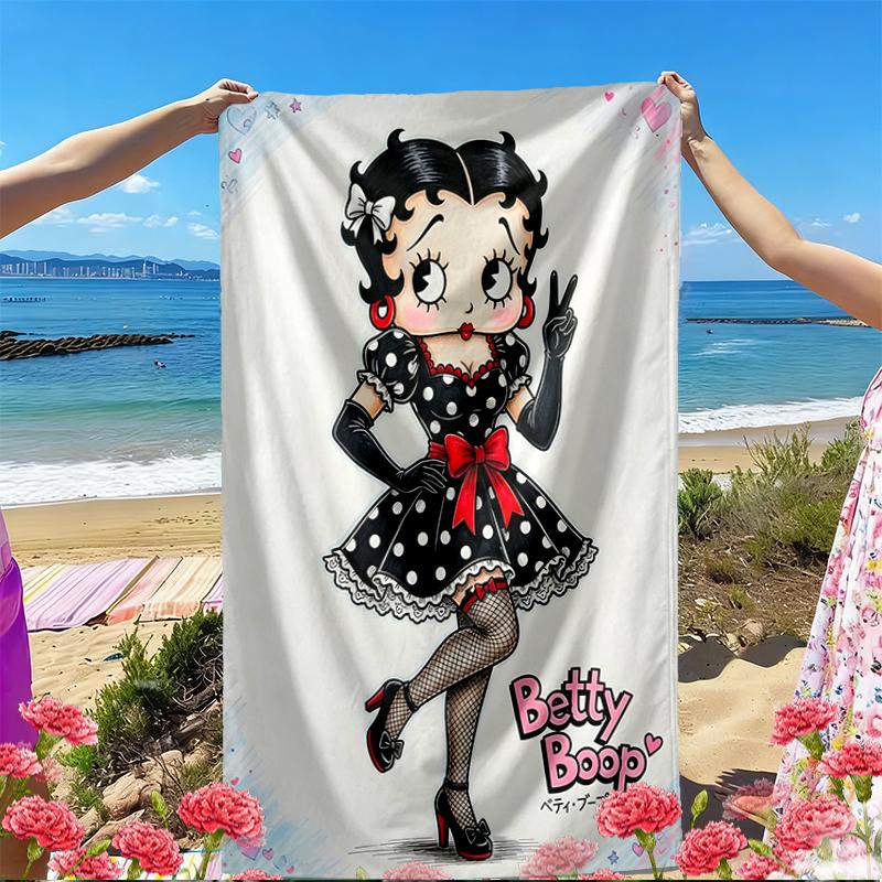 Sexy Doll Print Beach Towel, Versatile Lightweight Absorbent Beach Towel for Pool Surf Yoga Bathroom, Perfect Birthday Holiday Gift