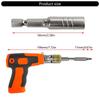 16-in-1 Multi Screwdriver Set Multi Angle Electric Screwdriver Guns with Magnetic Bit Magazine Manual Screwdriver Set