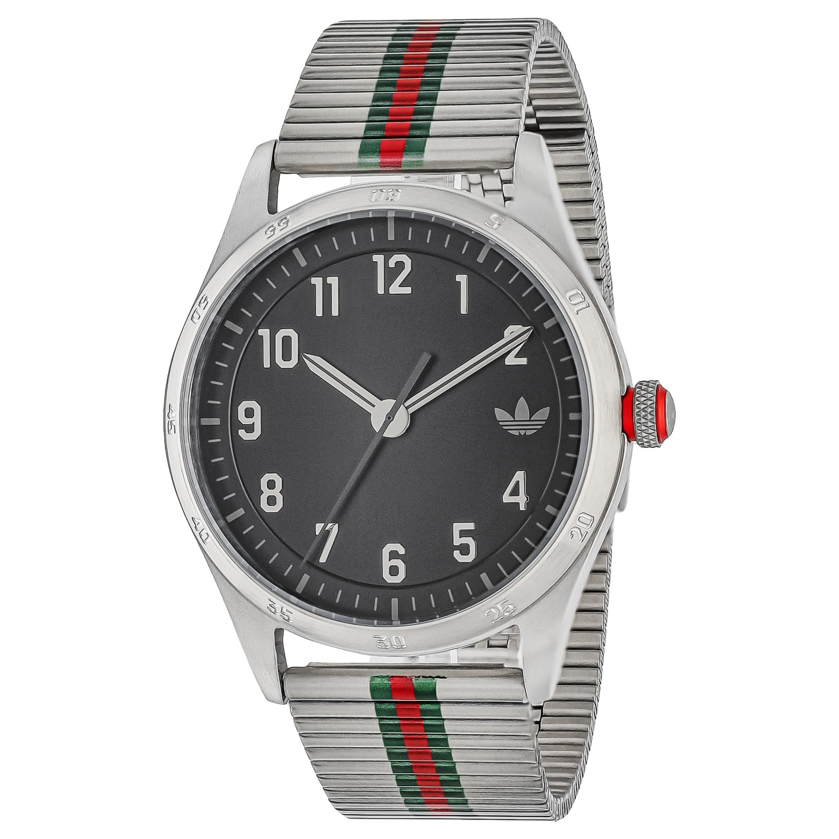 

Original Watch CODE FOUR AOSY23532 Silver [Adidas Swatch] Men s [Item] чёрный