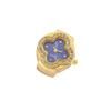 Orologio ad Anello Moda Orologio a Forma di Anello Quadrato Personalità Creativa Stile Retrò Orologio Elettronico ad Anello
