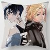 Tokyo Revengers Printed Throw Pillow Cover 18in Soft Cushion Case For Cozy Interiors