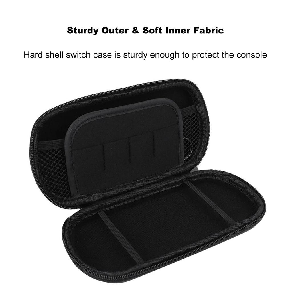 Game Console Carrying Case Shockproof Storage Bag Compatible with Trimui Smart Pro RG35XX Handheld Game Console