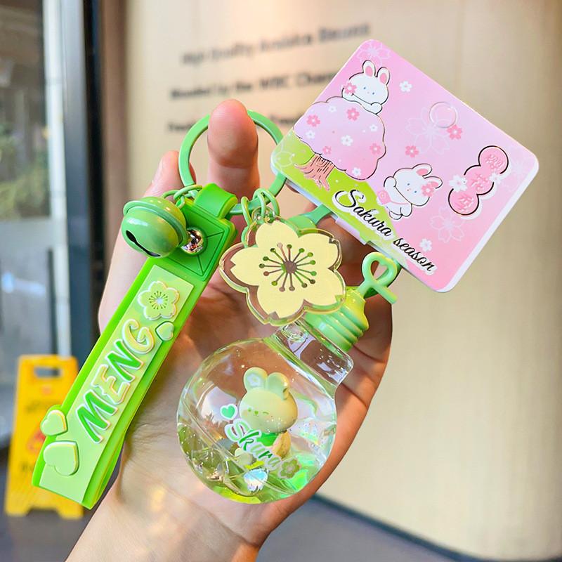 

Cute Bunny Keychain In Bulb Design Perfect For Holiday And Business Gifts Green