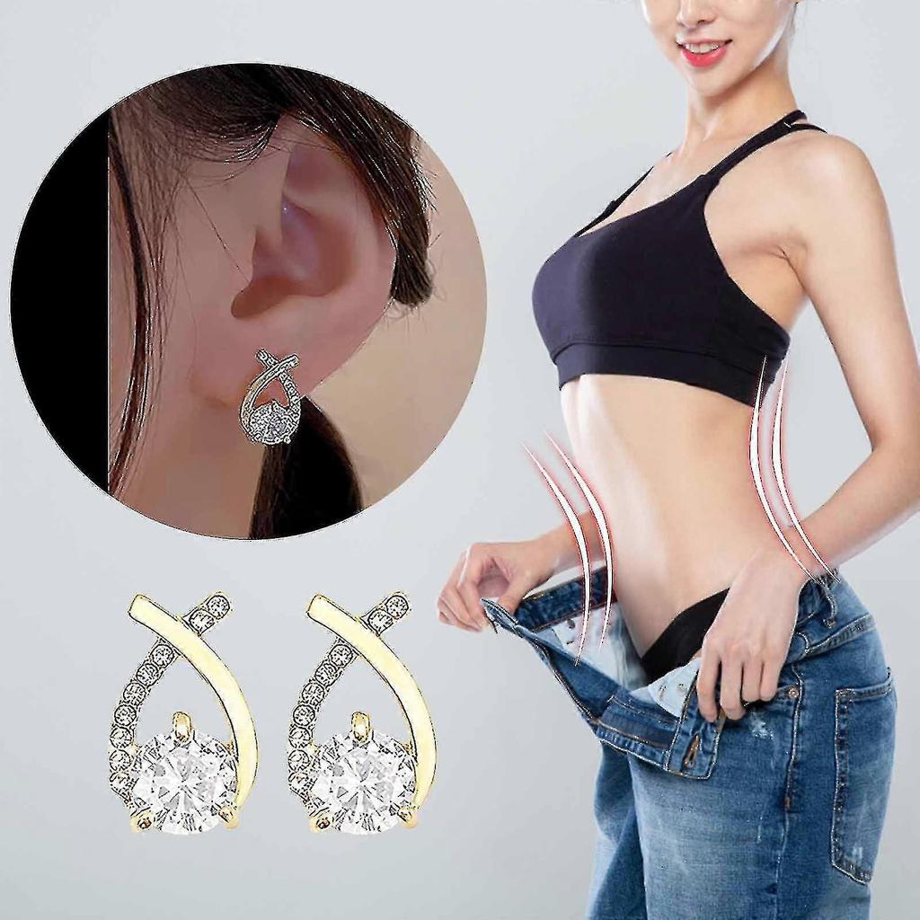 Ohrringe für Damen Lymphatische Germanium-Ohrringe, Germanium-Ohrringe Unregelmäßige High-End-Ohrringe für Damen