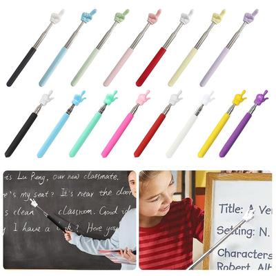 Steel Teaching Tools Handheld Presenter Teaching Stick Finger Reading Sticks Whiteboard Pointer