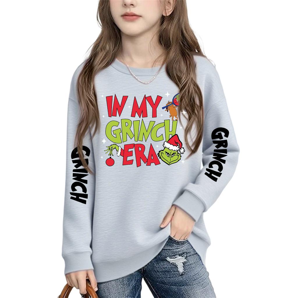 Boys Girls Child Fashion Daily Versatile Casual Crewneck Sweatshirts Daily Long Sleeve Patchwork Top Sweatshirts