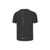 Skechers Casual Series Comfortable Versatile High-End Urban Short Sleeve T-Shirt Men Tops Carbon-Black P225M122-0018