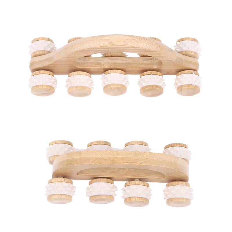 Wooden Massager Manual Roller Neck Back Waist Massage Tool For Neck Leg Back Deep Tissue Muscle Relax Body Massage