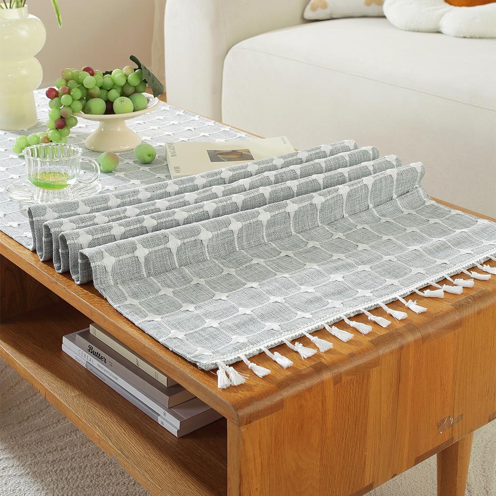 Coffee Table Tablecloth Modern Simple Cotton And Linen Rectangular Chest Cover Towel Dining Table Fabric Tablecloth