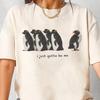 Comfort Colors Ich muss einfach ich selbst sein Pinguine T-Shirt, Pinguin Aber Was?