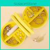 Jewelry Box With Leather Material For Travel Storage And Gift Use