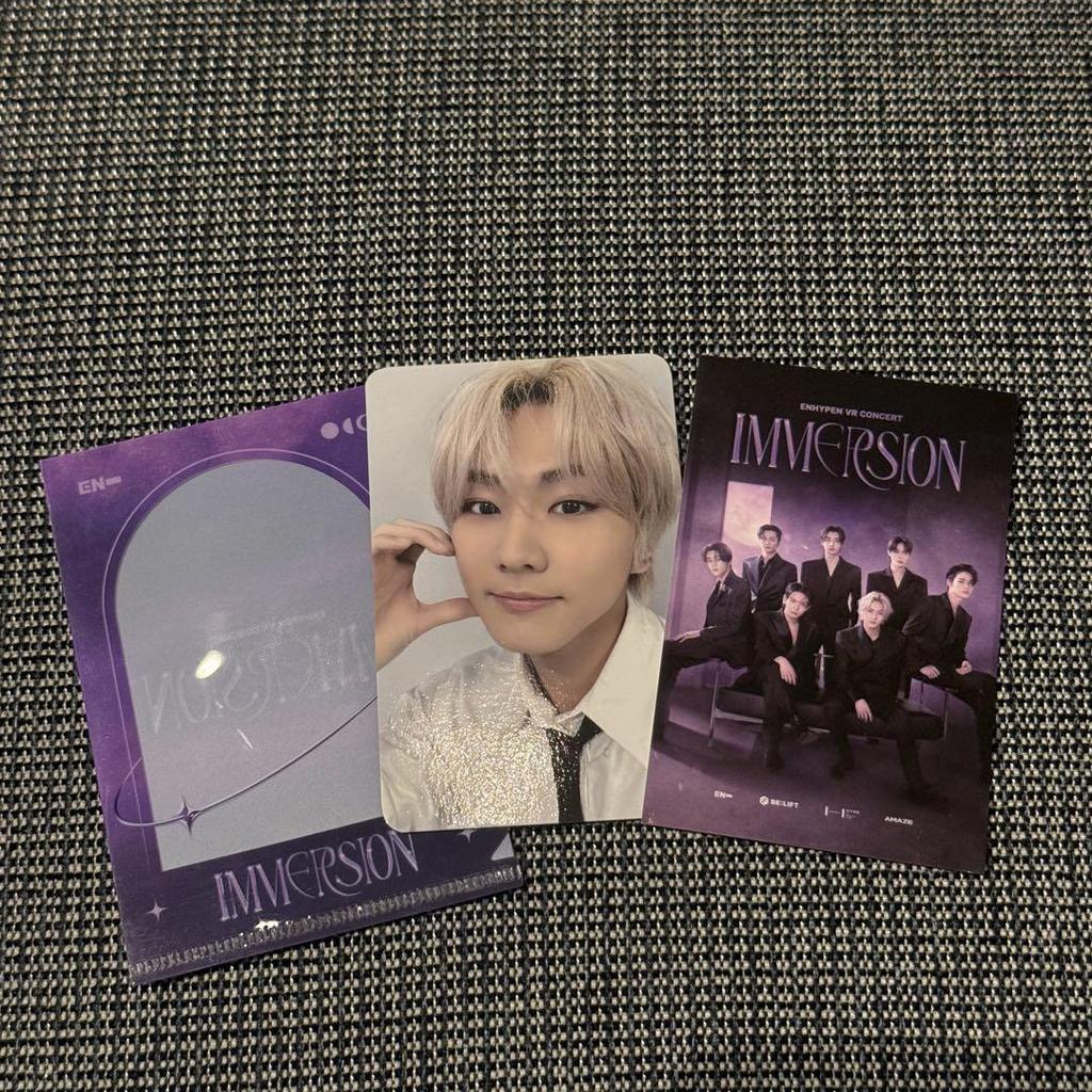 [USED] ENHYPEN Trading Card Jungwon VR Bonus IMMERSION