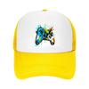 Neon Street Gamer Splash Controller Mesh Baseball Cap Casual Hat Outdoor  For Womens Unisex FeUnisex