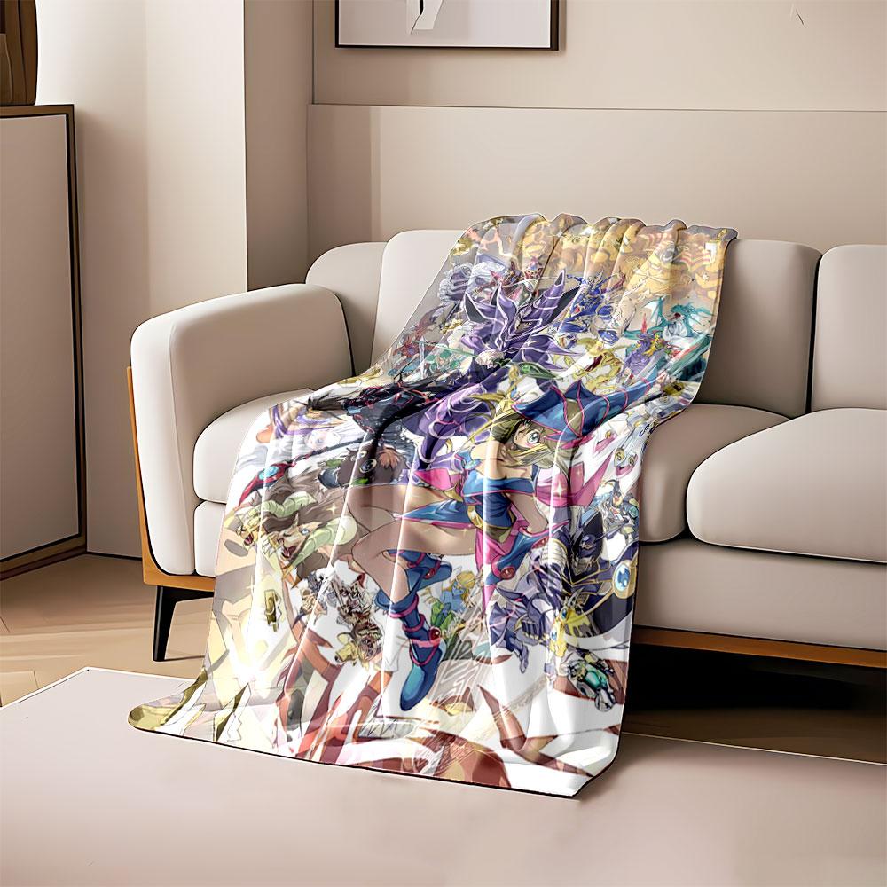 

A vibrant, dynamic collage of fantasy characters in action-packed poses. for all seasons blanket lunch break throw gift 80cm x 120cm