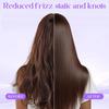 ShopiMoz Self Cleaning Hair Brush for Women & Men, Detangler Hair Comb for Wet Dry Hair, Anti Static Hairbrush, Scalp Massage Comb for Curly Thic
