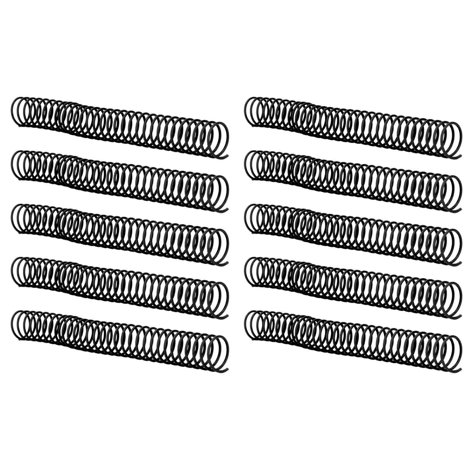 

10Pcs Spiral Binding Coil Large Capacity Spine Comb 31mm Inner Diameter 30 Holes Set Kit