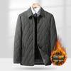 Men's Thickened Warm Business Casual Down Jacket - Autumn/Winter Windbreaker with Lapel