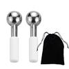 Stainless Steel Ice Globes Cooling Facial Sticks Beauty Spa Skin Care Tools Fine Wrinkles Tighten Pores Reduce Puffiness