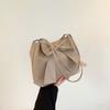 New Popular, Fashionable, Beautiful, Trendy and Simple Hand-held Underarm Bag, Large-capacity Bow Tote Bag for Women