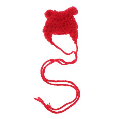 1/12 Dollhouse Miniature  Cute Knitted Beanie Hat Cap Micro Scene Accessaries Doll Decoration