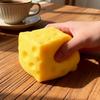 Giant Cheese Squeeze Toy Extra Large Size Cheese Squishy Fidget Toys Slow Rebound Shapeable Venting Ball For Adults Gifts
