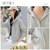 Women's Casual Hooded Zip-Up Sweatshirt Jacket