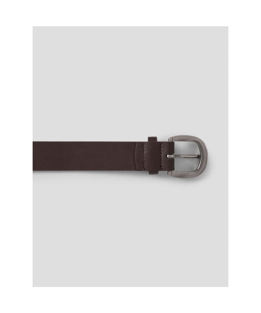 8SECONDS 30Mm Round Buckle Belt Brown