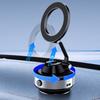 Vacuum Suction Car Phone Holder 360-degree Rotation Foldable Phone Stand Automatic Magnetic Adhesive Mount for Dashboard Desk Glass