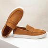 Fashion Fashion Brand Men Suede Cow Leather Shoes Loafers Slip On Formal Mens Dress Shoes Wedding Office Casual Shoes