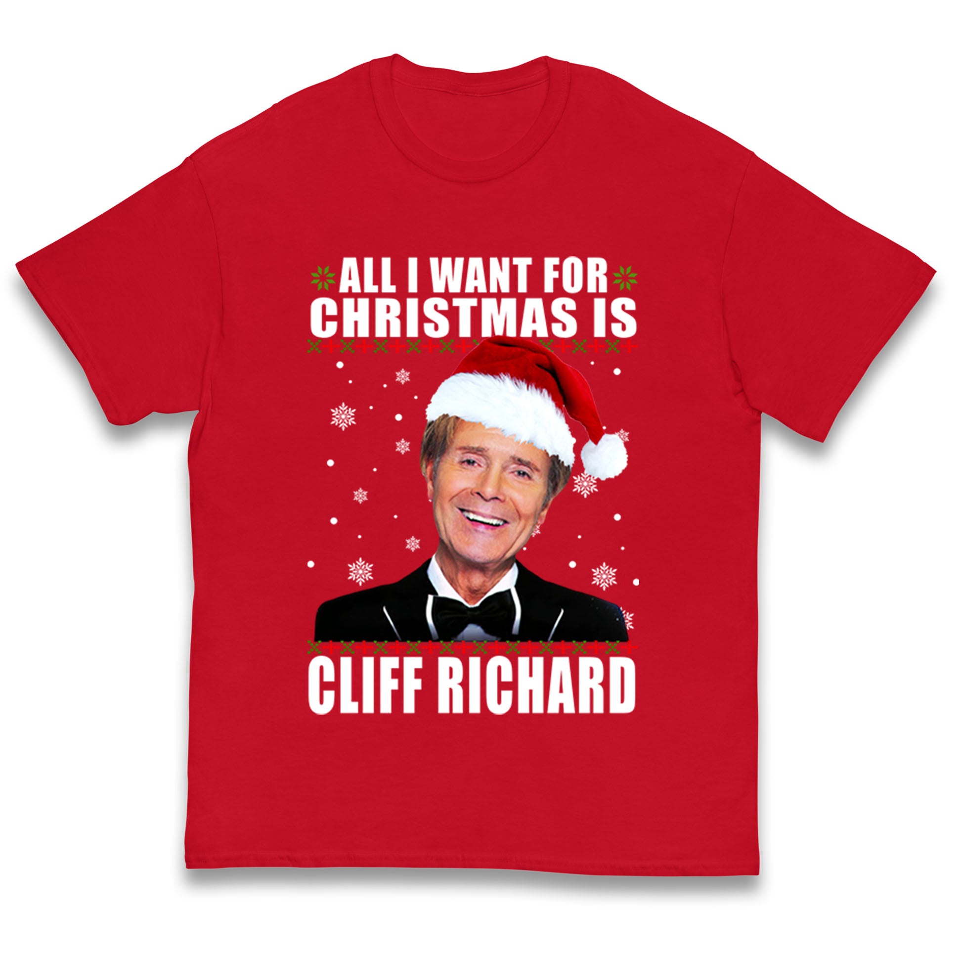 All I Want For Christmas Is Cliff Richard Christmas Kids T Shirt 150