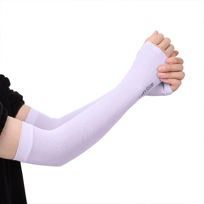 Summer Sun Protection Arm Sleeves Uv Protection Ice Sleeves Arm Protectors For Driving And Cycling Ice Silk Sleeves Unisex