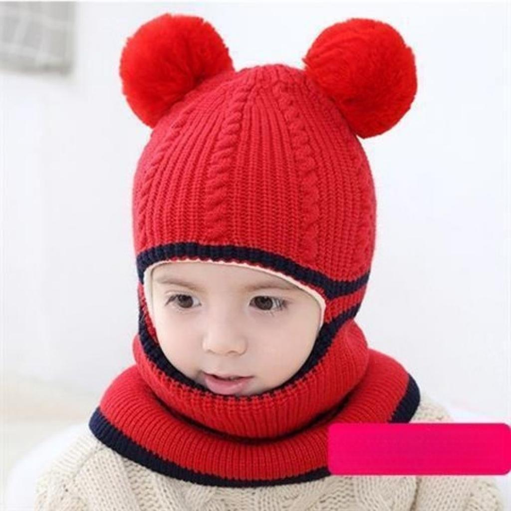Kinderhüte, Fleece-Hüte, Verdickte Hüte, Warme Hüte, Wollmützen, Jungenhüte, Mädchenhüte, Kinderschals, Strickmützen