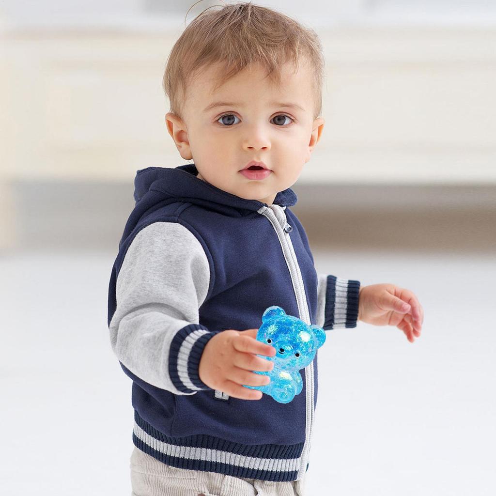 Cartoon Bear Squeeze Toys TPR Animal Fidget Toy Sensory Toy Creative 3D Animal Pinch Decompressions Toy Party Festival Gift