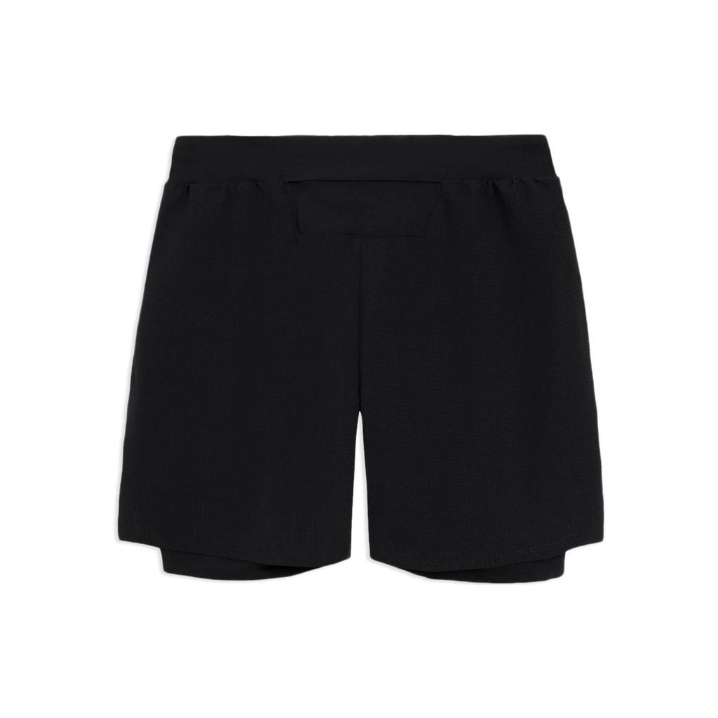 Lining Solid Color Training Sports Breathable Casual Shorts Men Bottoms Black AKSS363-1