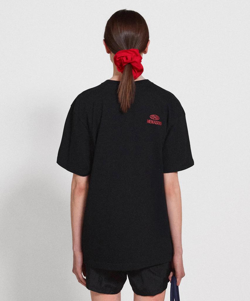 Minasu Right Track T Shirt_Black