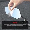 Rearview Mirror Wide   Angle Bike Handlebar Rearview Mirror   Side Rearview Mirror Riding BackSight Reflector Bike   Side