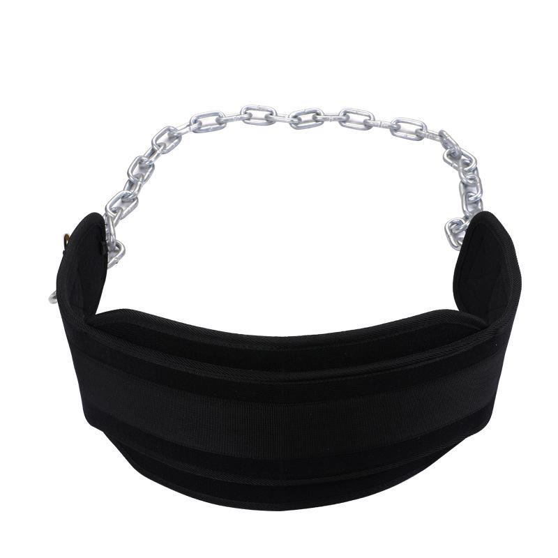 Weighted Fitness Belt for Pull-Ups & Squats with Thick Chain