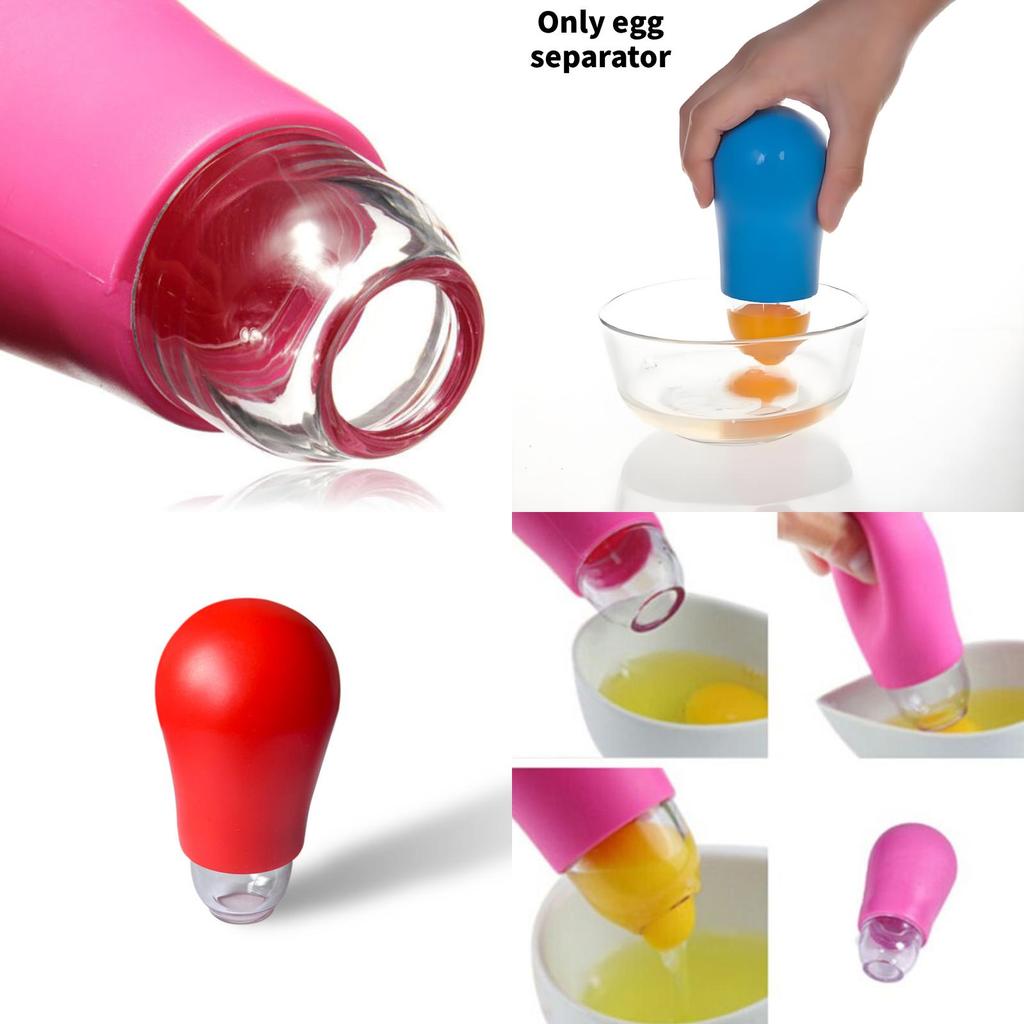 Egg Separator Silicone Kitchen Gadget For Cooking And Gift Giving In Modern Style